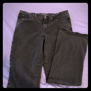 Old Navy | Black Micro-Flare Jean, Size 16R